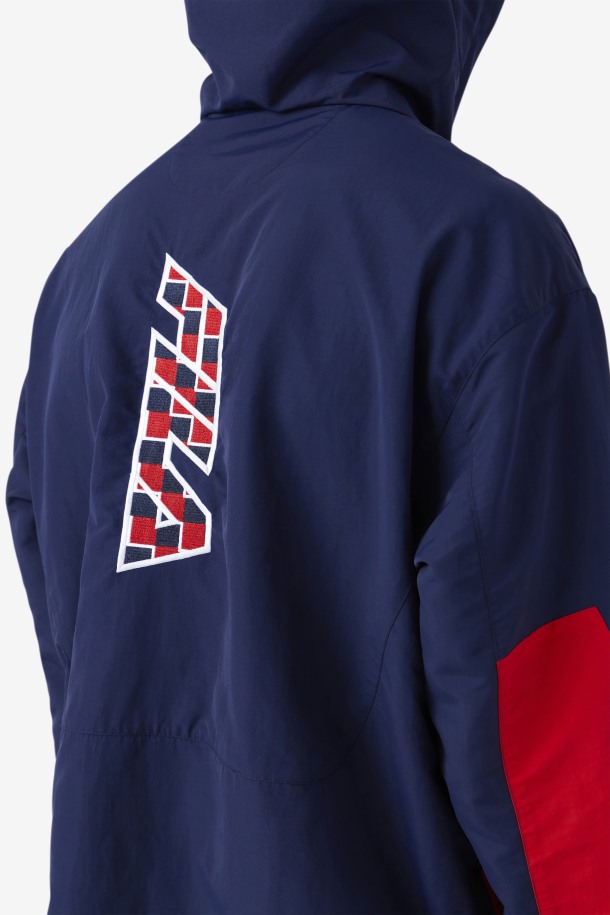 Fila Outlets Azul Marino Bevans Park Anorak