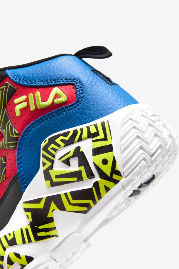 Negro/azul/rojo Fila Outlets Niños Pequeños Mb