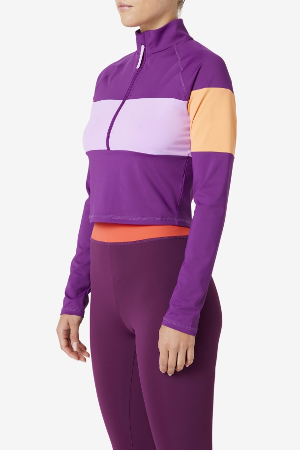 Fila Outlets Jaida Capa Basada Media Cremallage Charisma/crocus Petal/cayenne