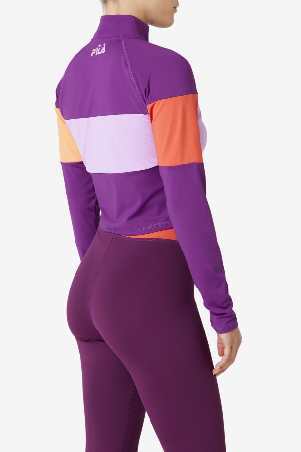 Fila Outlets Jaida Capa Basada Media Cremallage Charisma/crocus Petal/cayenne