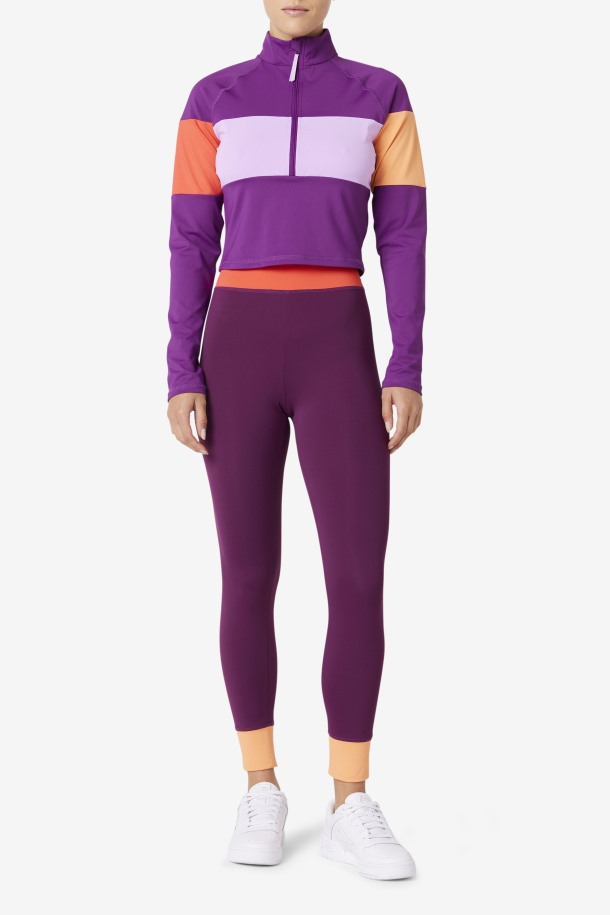 Fila Outlets Jaida Capa Basada Media Cremallage Charisma/crocus Petal/cayenne