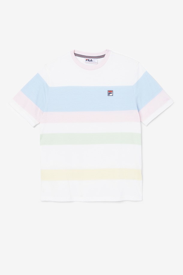 Fila Outlets Marshmallow/blue/pink/tender Slitter Crew
