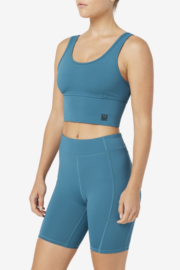 Sujetador Kora Azul Coral Fila Outlet