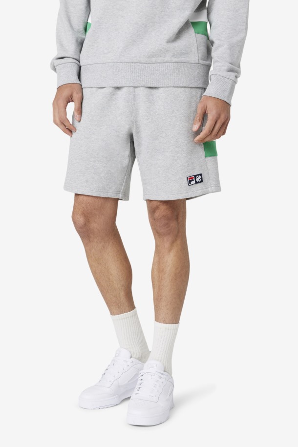 Fila Outlet Langlen Short Gris Claro/jelly Bean/blanco