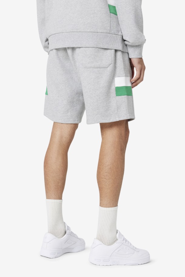 Fila Outlet Langlen Short Gris Claro/jelly Bean/blanco