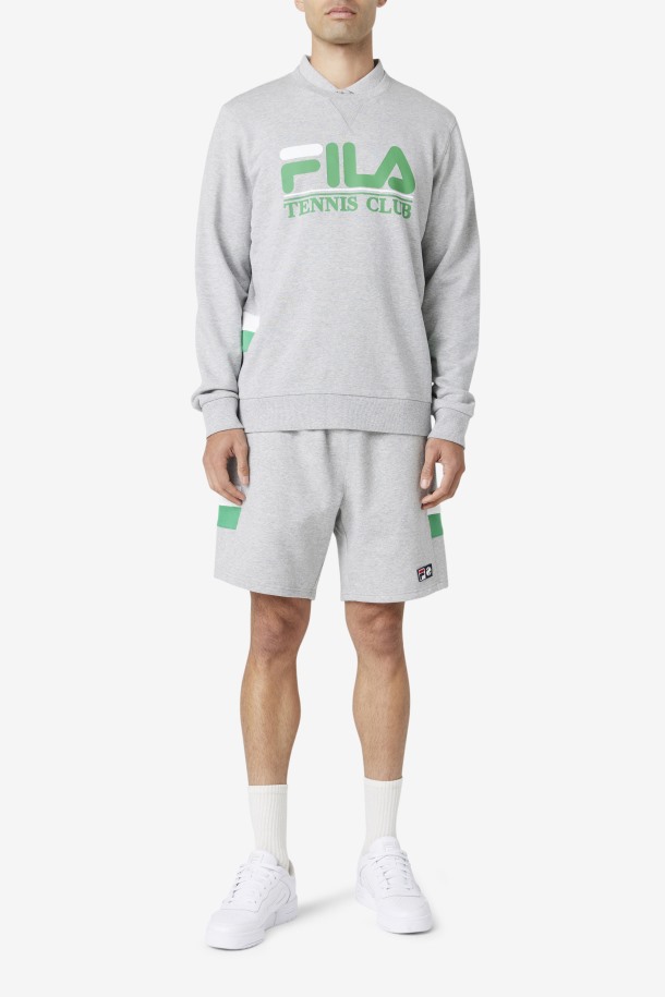 Fila Outlet Langlen Short Gris Claro/jelly Bean/blanco