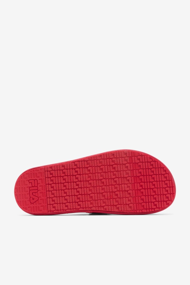 Atlas Slide Hombre Fila Outlets Rojo/negro