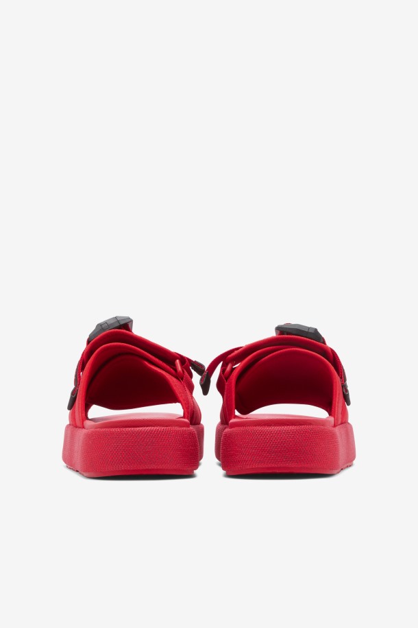 Atlas Slide Hombre Fila Outlets Rojo/negro