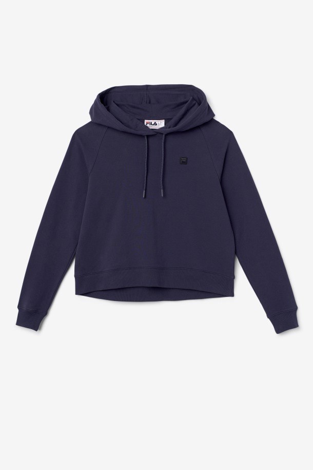 Fila Outlets Valeria Sudadera Con Capucha Azul Marino