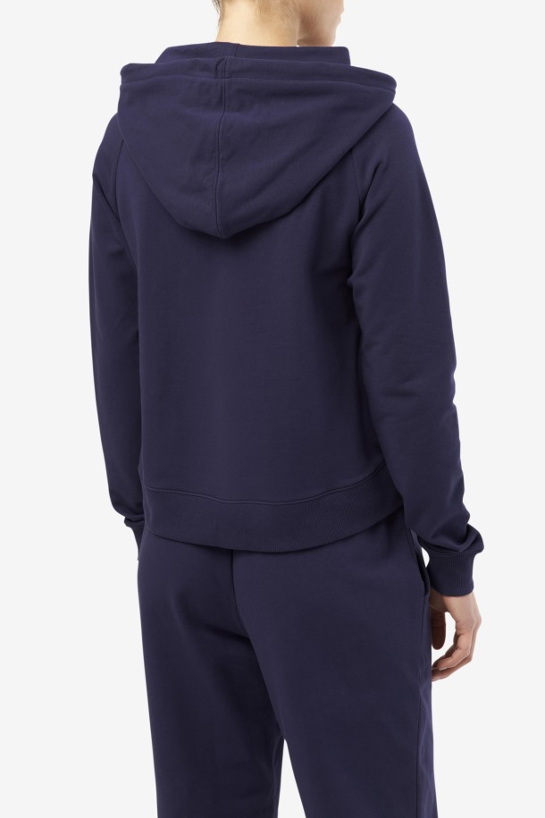 Fila Outlets Valeria Sudadera Con Capucha Azul Marino