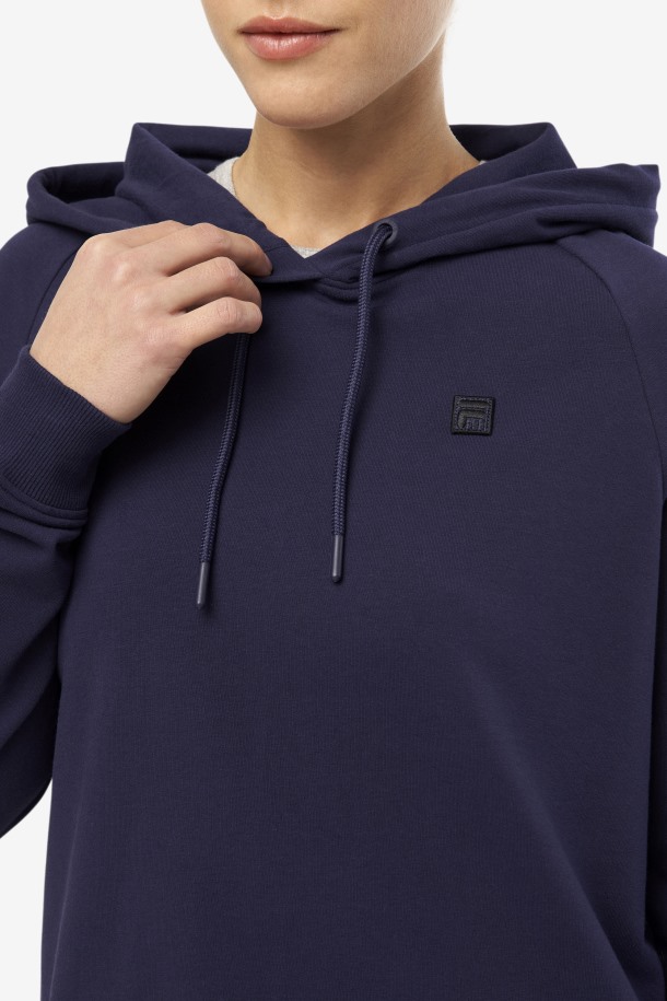 Fila Outlets Valeria Sudadera Con Capucha Azul Marino