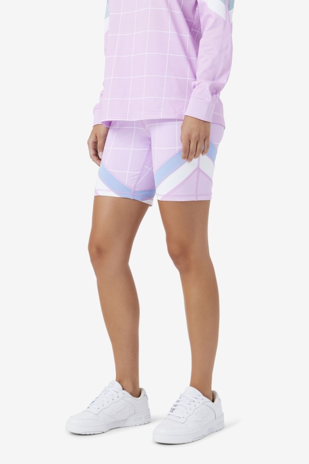 Culotte Ciclista Fila Outlet Orquidea/azul/blanco Yareli