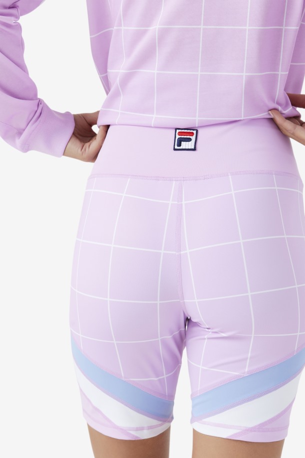 Culotte Ciclista Fila Outlet Orquidea/azul/blanco Yareli