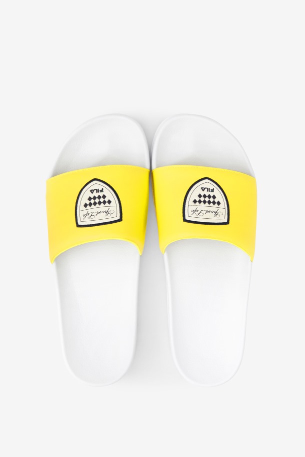 Blanco/amarillo/azul Marino Fila Outlets Hombre Drifter Cc