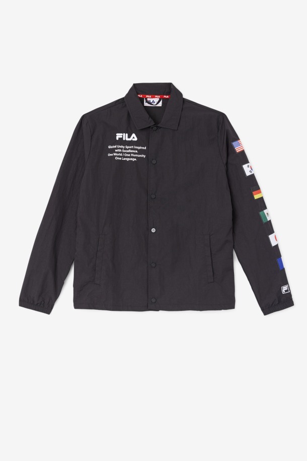 Chaqueta Caquga Fila Outlets Negro/blanco