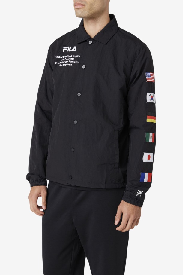 Chaqueta Caquga Fila Outlets Negro/blanco