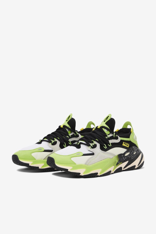 Fila Ray Tracer Evo 2 Para Hombre Negro/verde Intenso/crudo