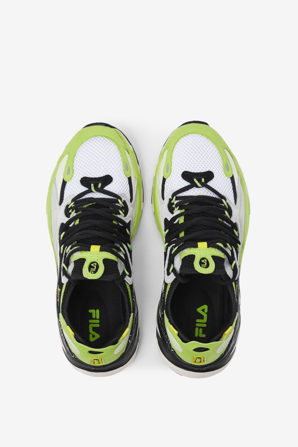 Fila Ray Tracer Evo 2 Para Hombre Negro/verde Intenso/crudo