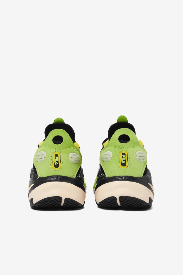 Fila Ray Tracer Evo 2 Para Hombre Negro/verde Intenso/crudo