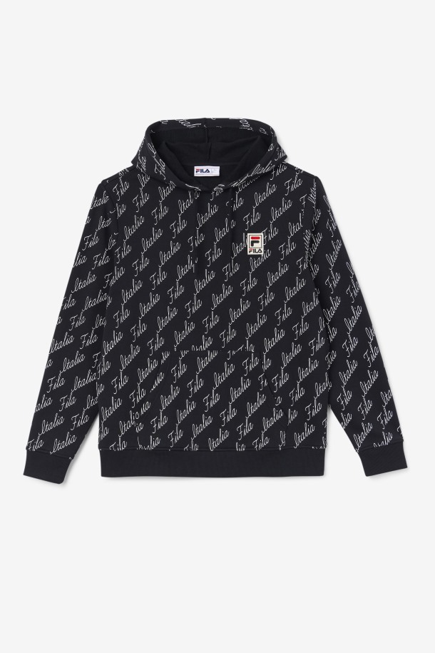 Sudadera Con Capucha Negra/gardenia Nim Fila Outlet