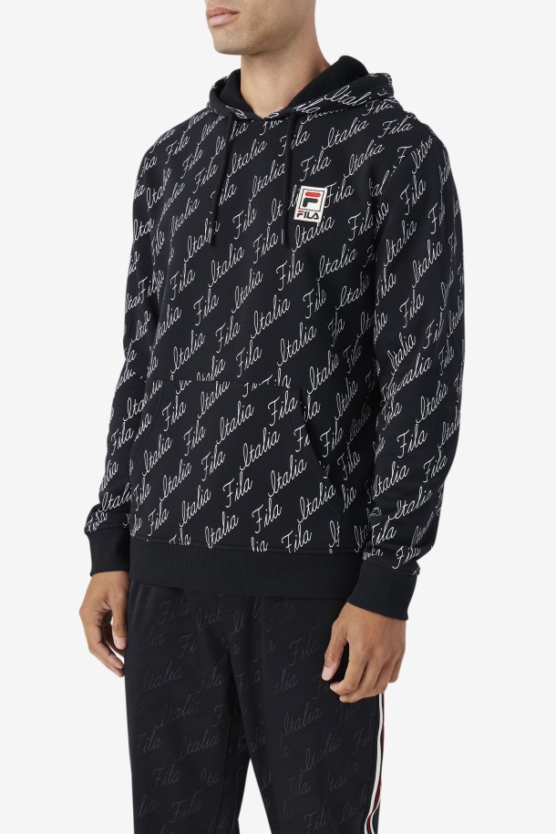 Sudadera Con Capucha Negra/gardenia Nim Fila Outlet