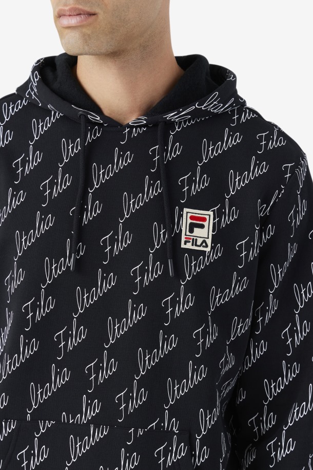 Sudadera Con Capucha Negra/gardenia Nim Fila Outlet