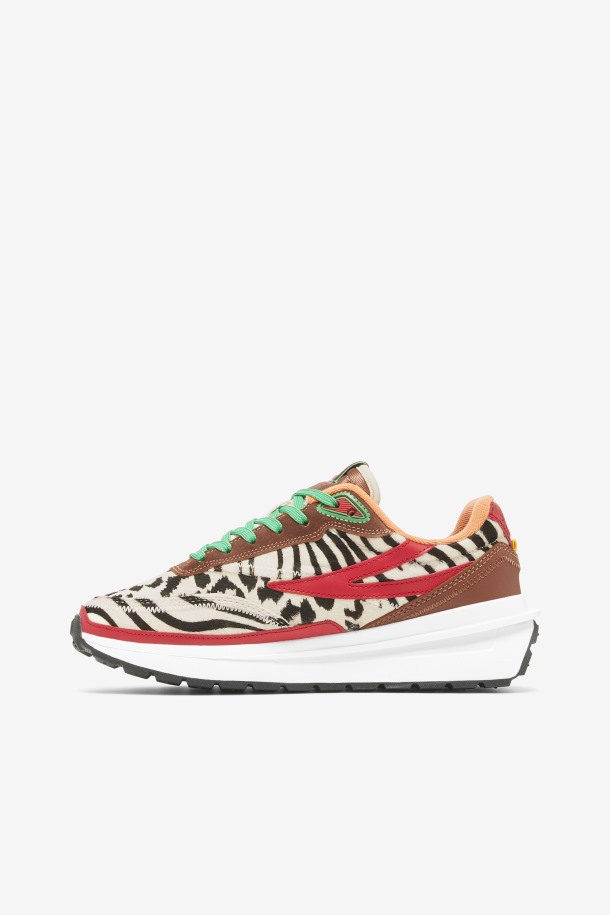 Redwood/red/seedpearl Fila Salida Mujer Reno Cero Animal