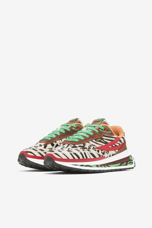 Redwood/red/seedpearl Fila Salida Mujer Reno Cero Animal