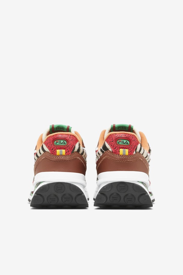 Redwood/red/seedpearl Fila Salida Mujer Reno Cero Animal