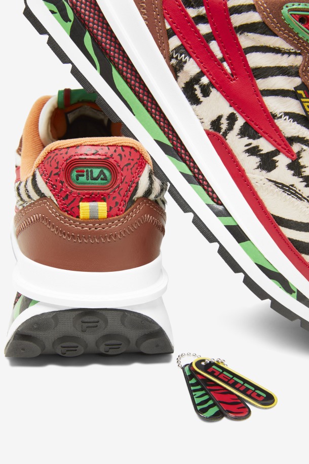 Redwood/red/seedpearl Fila Salida Mujer Reno Cero Animal