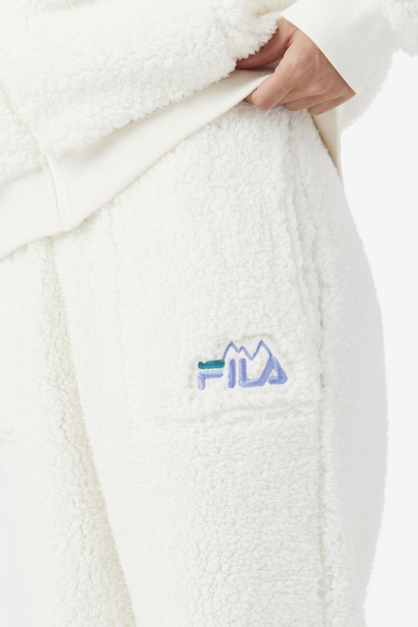 Fila Outlets Egret/jacaranda/deep Lake Freyja Jogger Sherpa