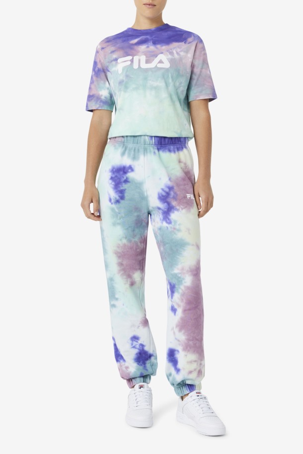 Raleigh Tie Dye Jogger Fila Outlets Aruba Blue Tie Dye