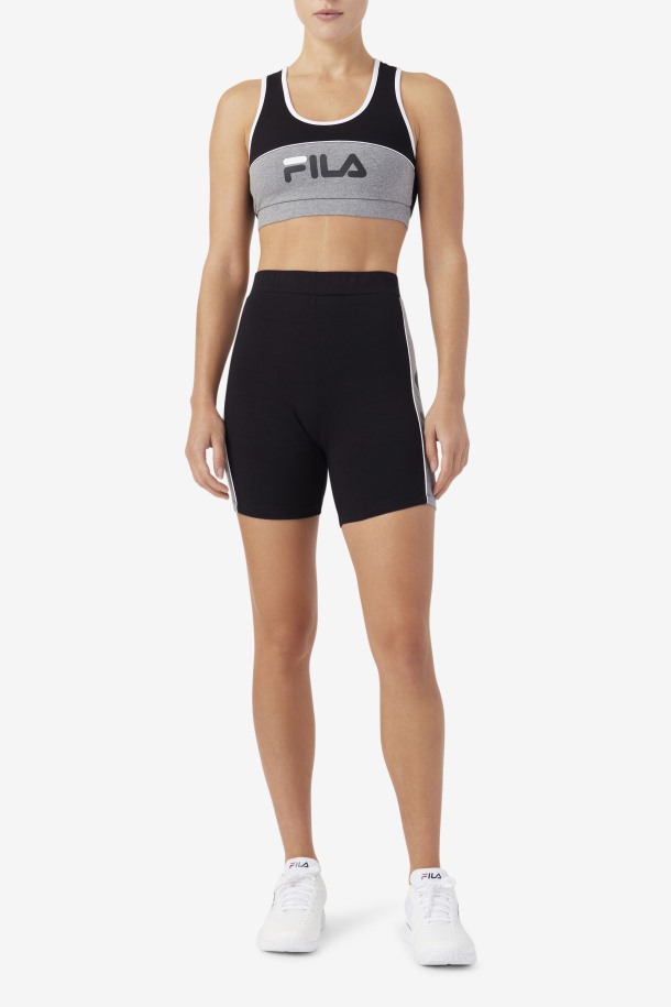 Kairi Bra Top Fila Outlets Negro/brezo/blanco