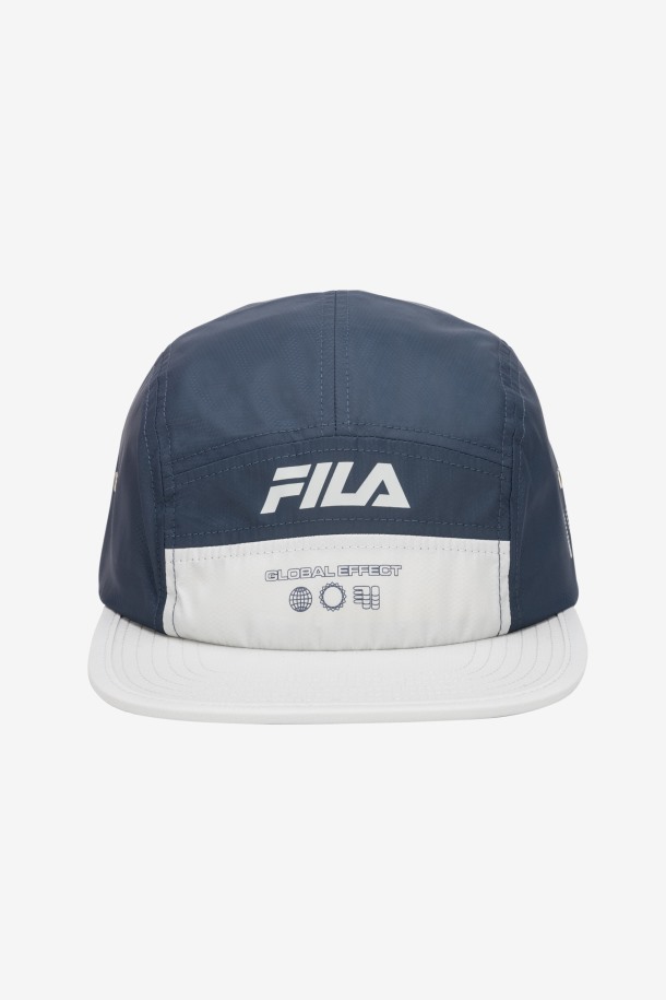 Gorra Camper De 5 Paneles Azul Marino/piedra De Fila Outlets