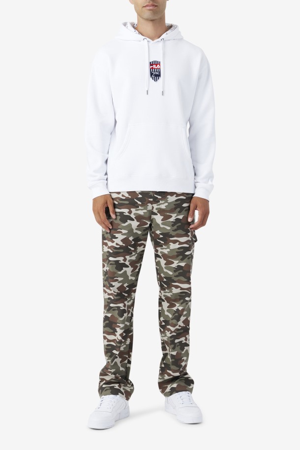 Sudadera Con Capucha Blanca Con Parche 2pac De Fila Outlets