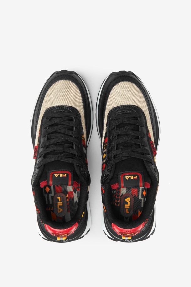 Negro/oxford Bronceado/blanco Fila Outlets Niños Grandes Renno