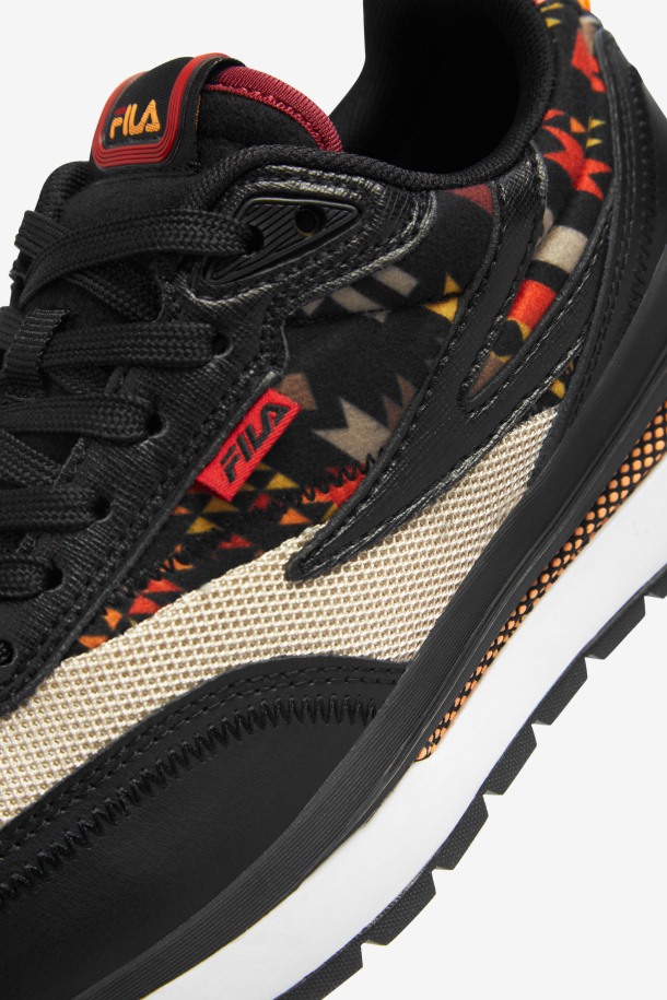 Negro/oxford Bronceado/blanco Fila Outlets Niños Grandes Renno