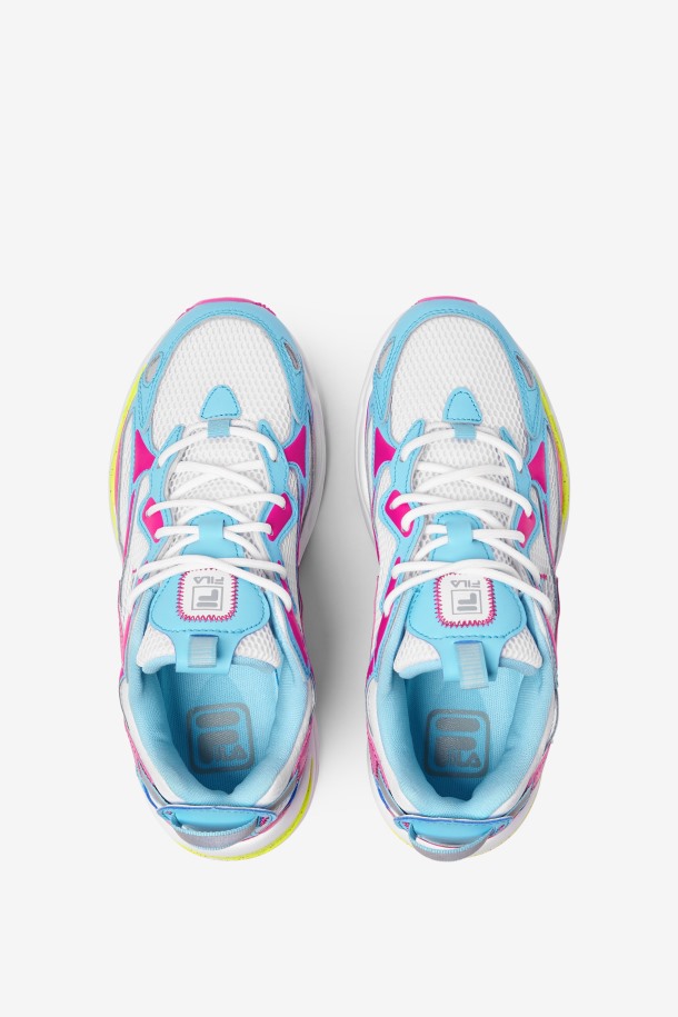 Fila Outlet Mujer Ray Tracer Apex Blanco/rosa Glo/bluefish