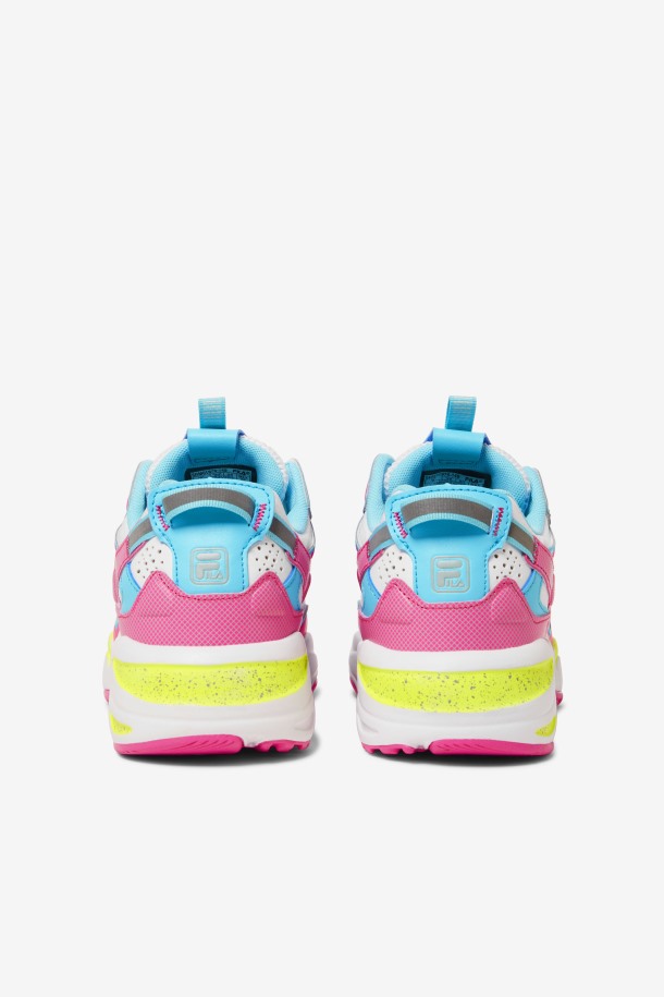 Fila Outlet Mujer Ray Tracer Apex Blanco/rosa Glo/bluefish