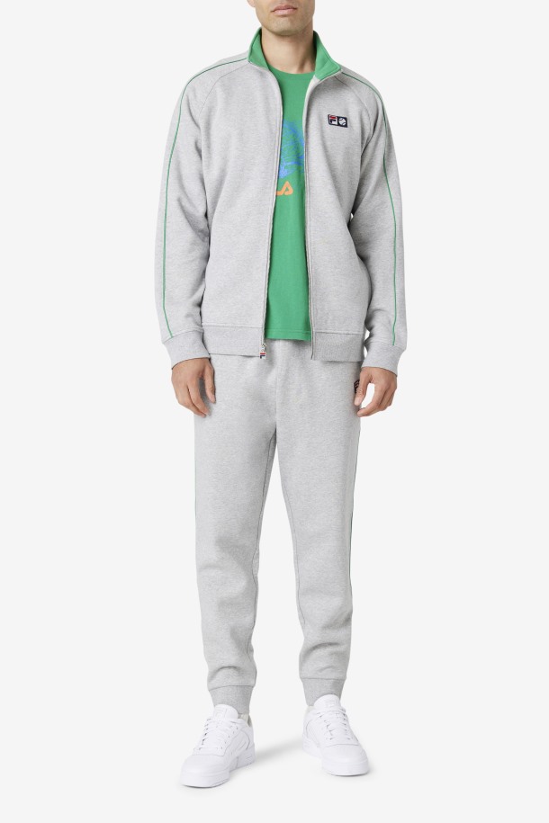 Chaqueta Chandal Sutton Gris Claro/jelly Bean/blanco Queue Outlet