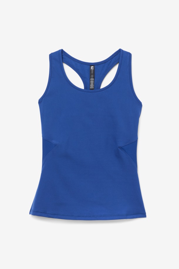 Uplift Open Racerback Camiseta Sin Mangas Fila Outlets Navy Peony/black