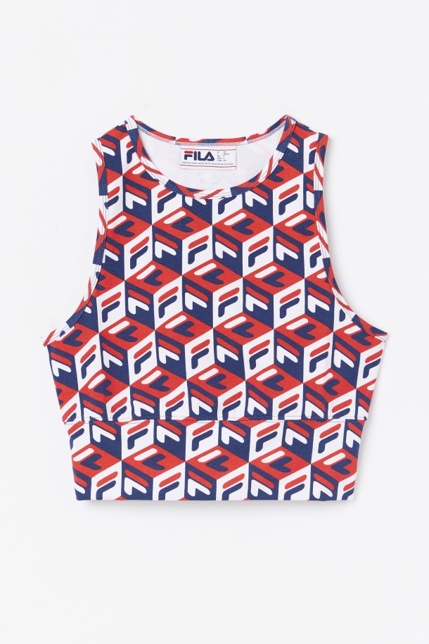 Fila Outlets Emmaline Tank Rojo/azul Marino/blanco
