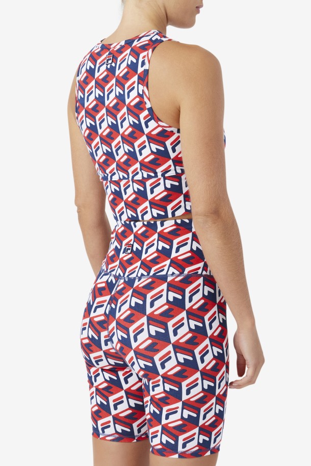 Fila Outlets Emmaline Tank Rojo/azul Marino/blanco