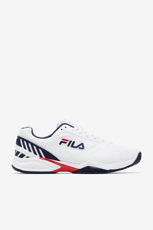 Fila Outlets Blanco/azul Marino/rojo Hombre Volley Zone