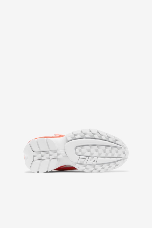 Fila Outlets Disruptor 2 Exp Para Niños Grandes Blanco/coral Fiery/amarillo