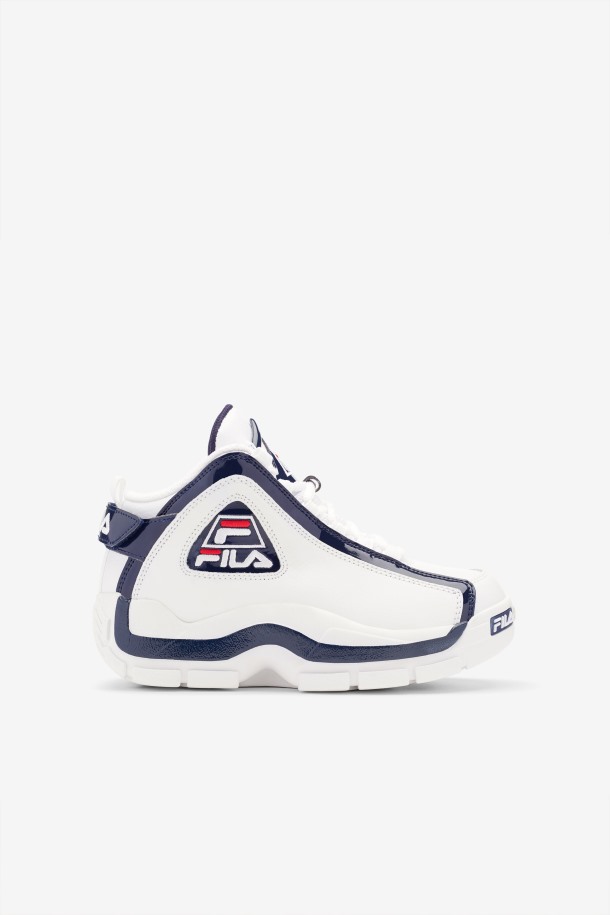 Blanco/azul Marino/rojo Niños Grandes Grant Hill 2 Fila Outlet