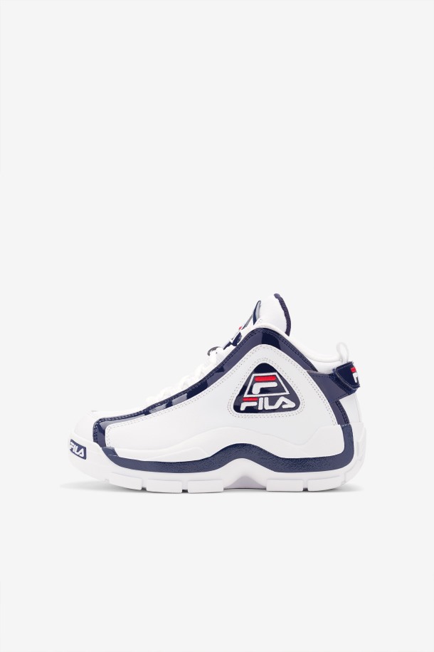Blanco/azul Marino/rojo Niños Grandes Grant Hill 2 Fila Outlet