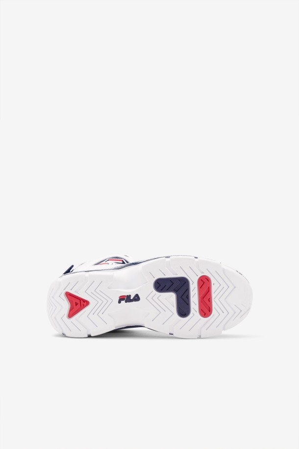 Blanco/azul Marino/rojo Niños Grandes Grant Hill 2 Fila Outlet