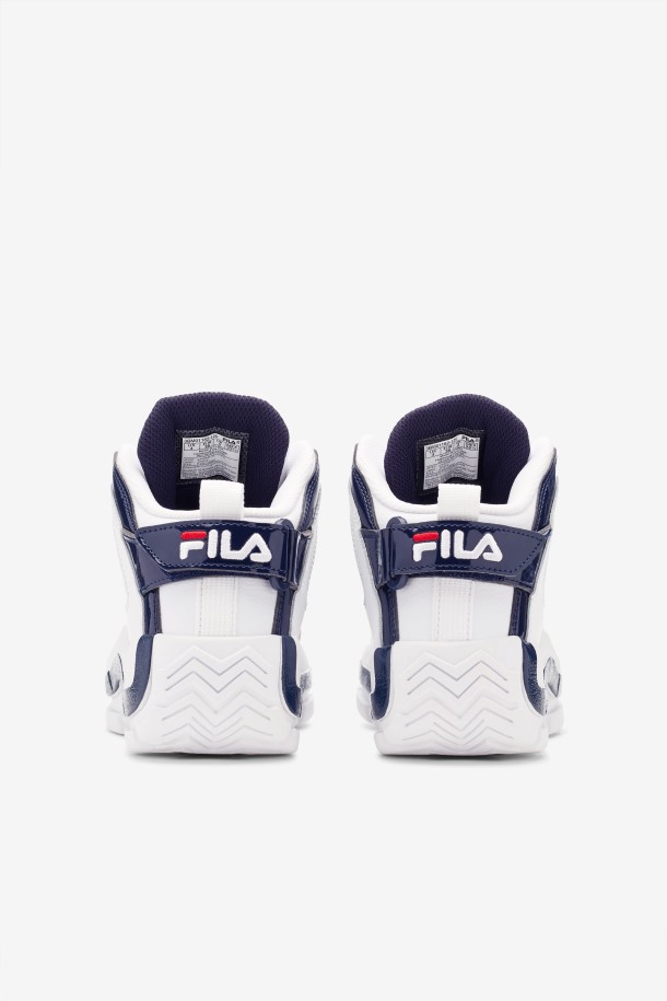 Blanco/azul Marino/rojo Niños Grandes Grant Hill 2 Fila Outlet