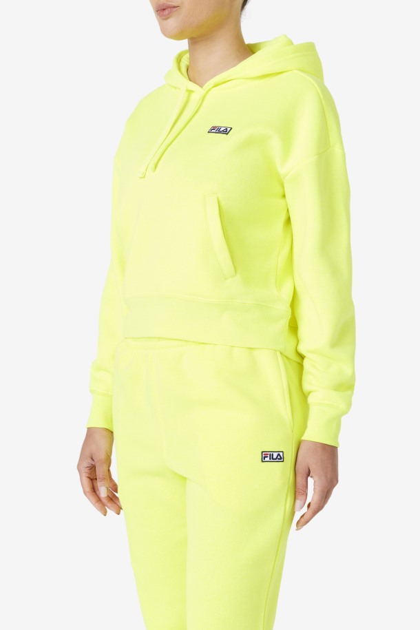 Sudadera Con Capucha Marina Fila Outlets Amarilla